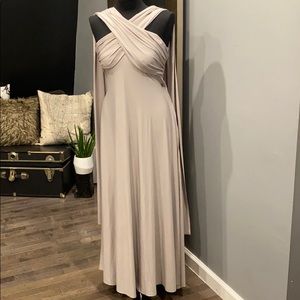 Grey maxi dress
